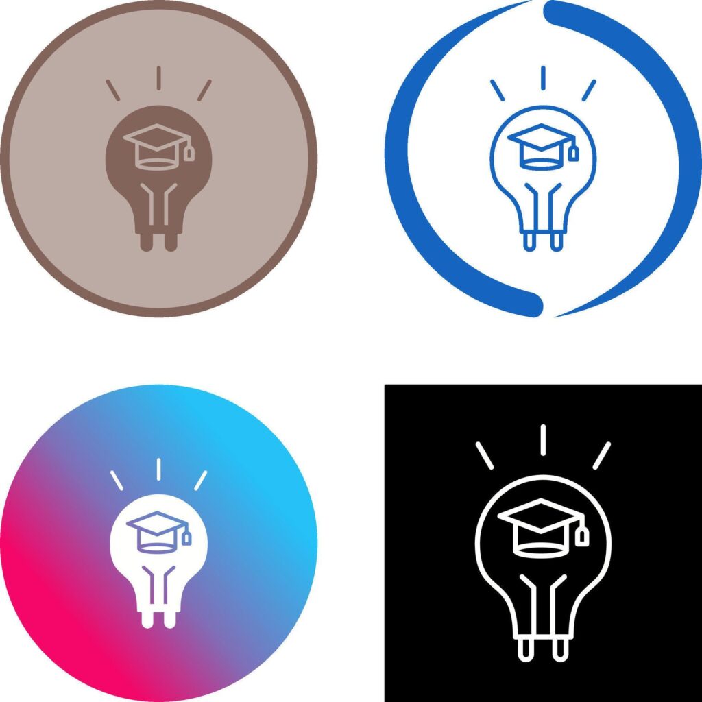 Light Bulb Icon Design Stock Free