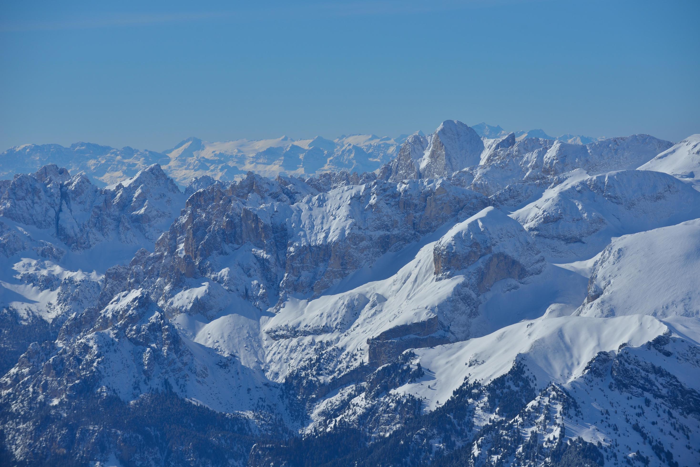 mountain winter nature Stock Free