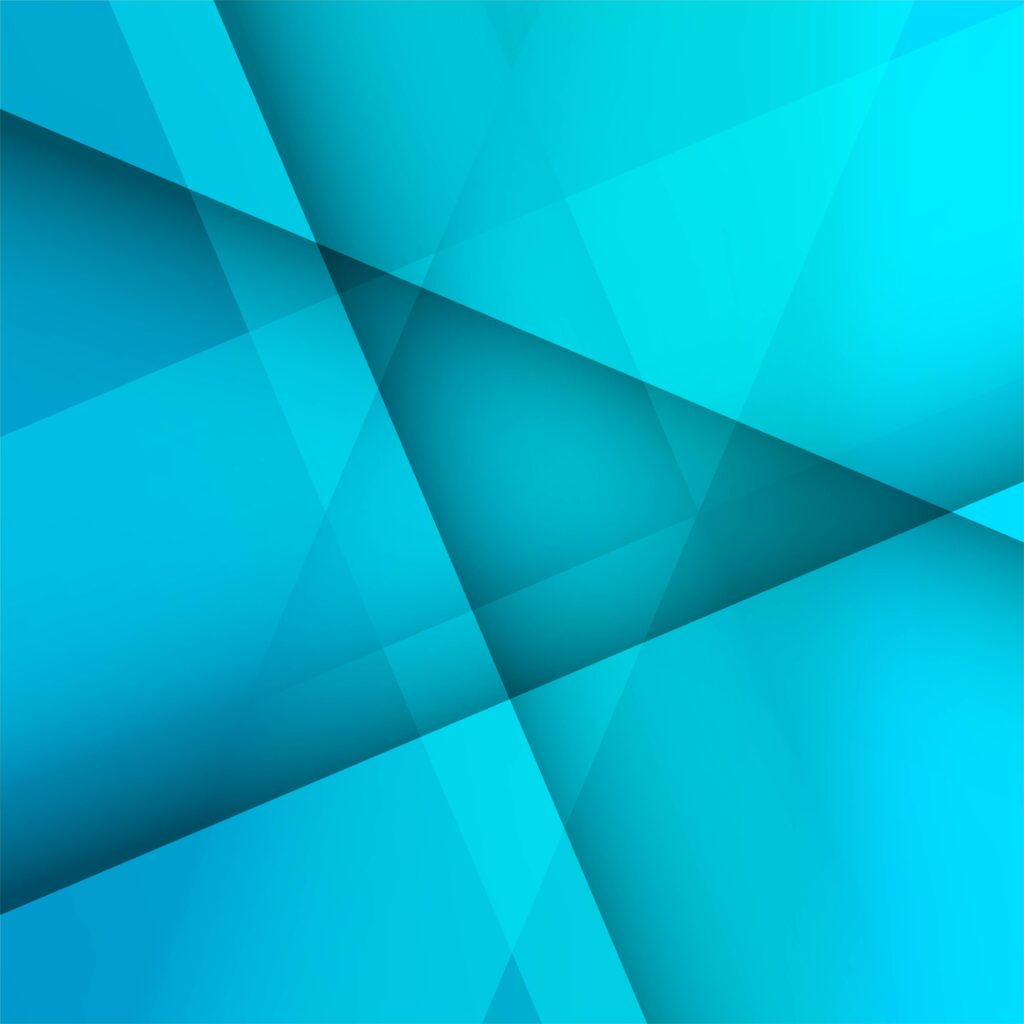 Abstract bright blue geometric background Free Vector