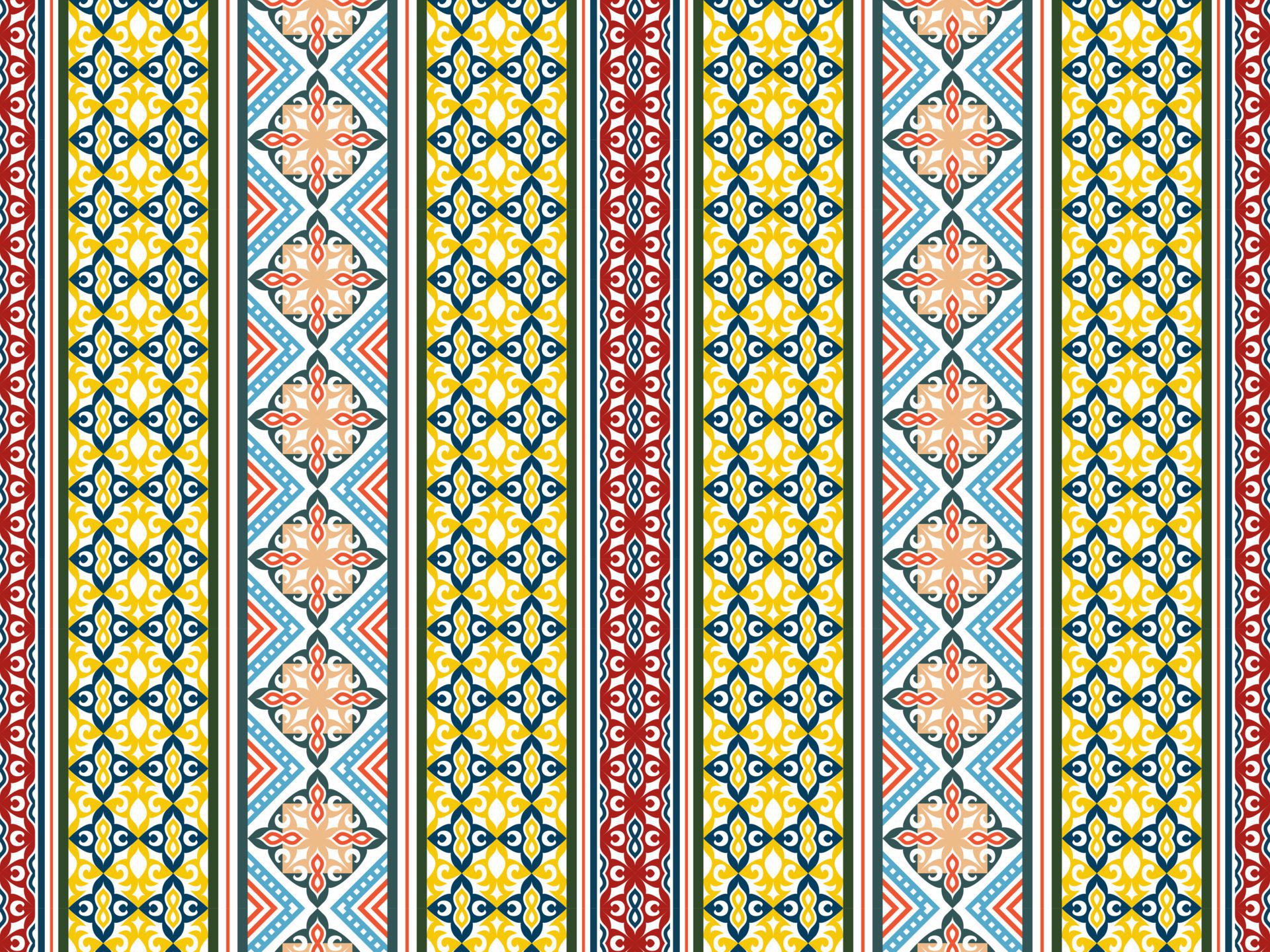 elegant ethnic pattern background Free Vector