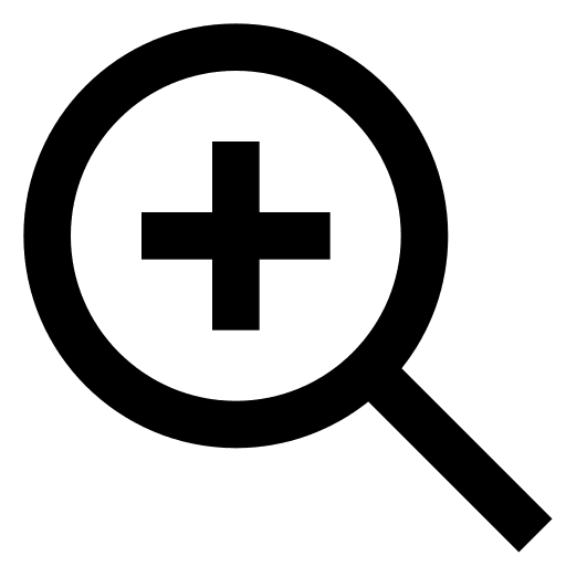 Search, plus icon