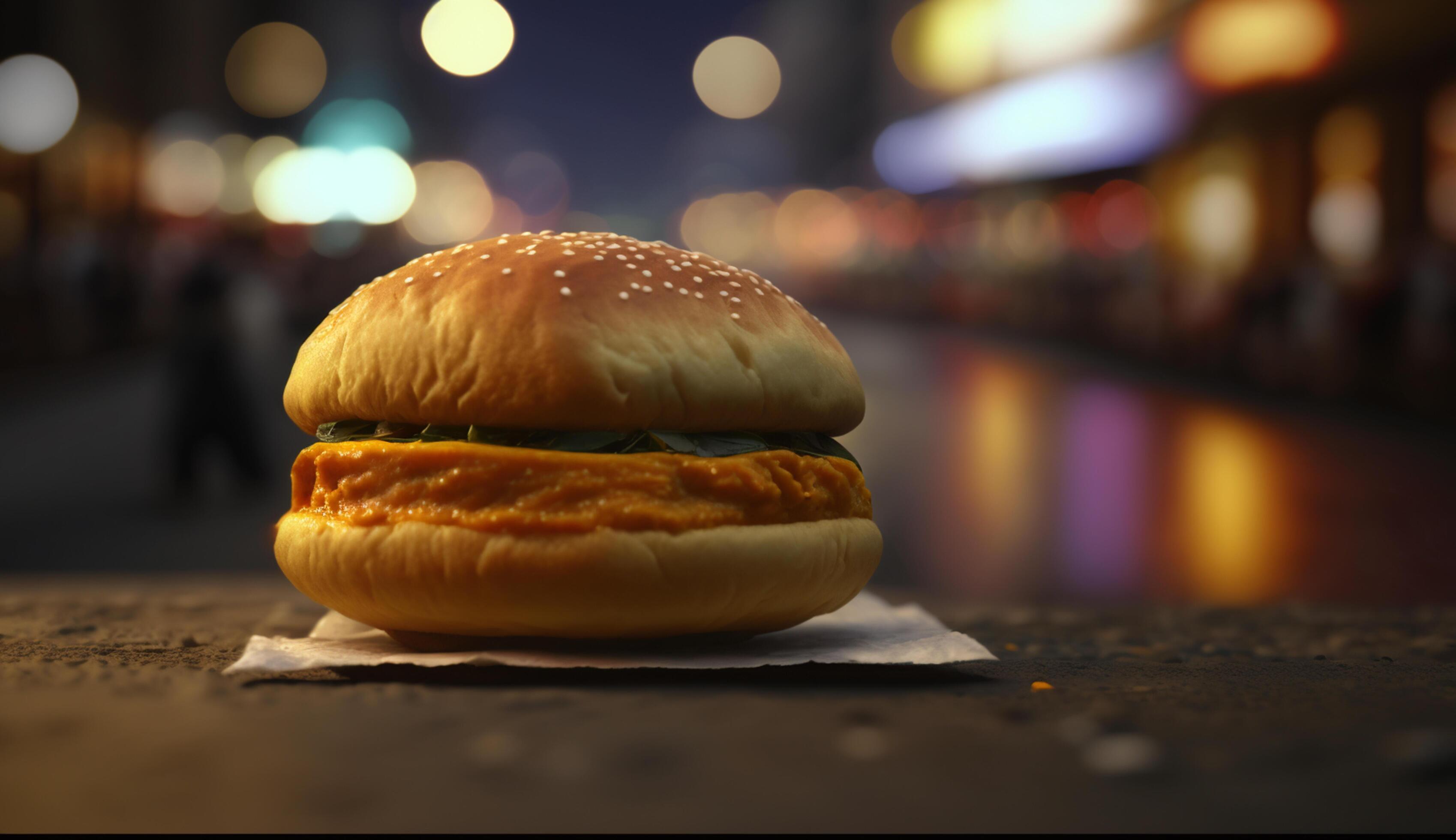 Delicious Vada Pav Iconic Indian Street Food Stock Free