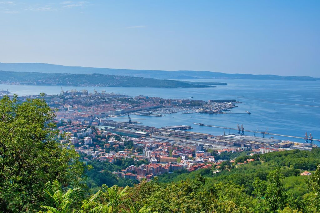 Italy coastal city Trieste Stock Free