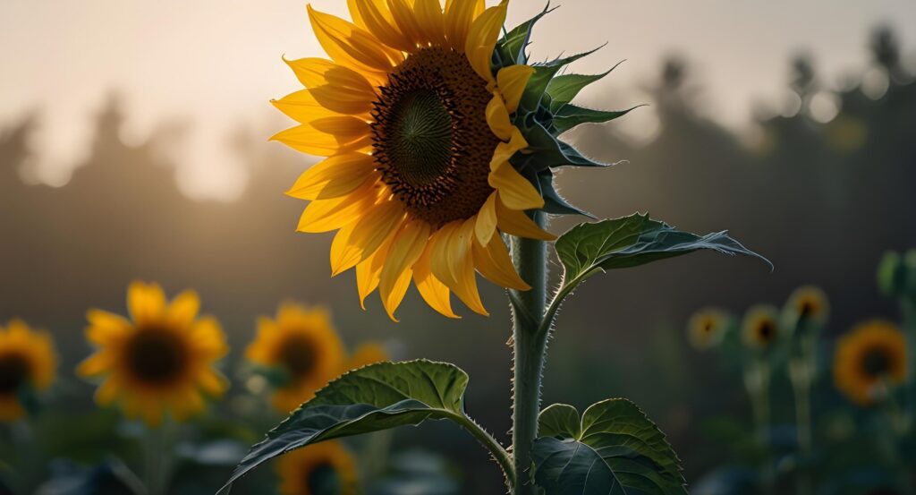 yellow Sun flower background Stock Free