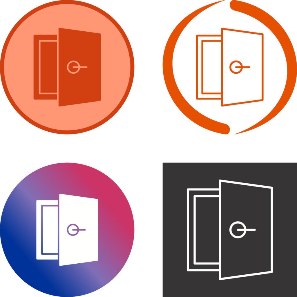 Door Icon Design Stock Free