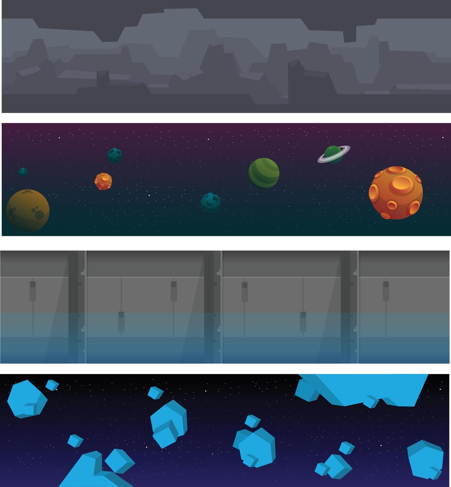 2d Game ui Background Stock Free