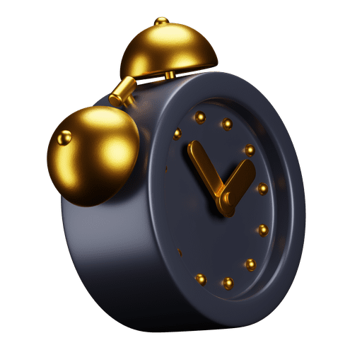 Clock, premium 3D illustration