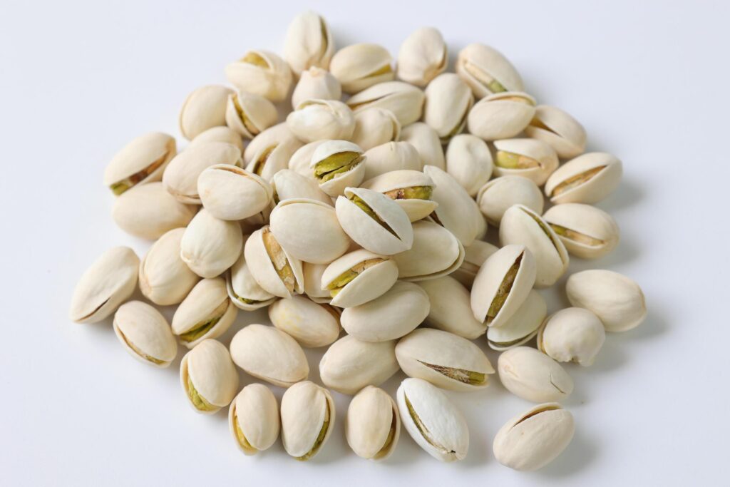 Pistachio nut isolated on white background Stock Free