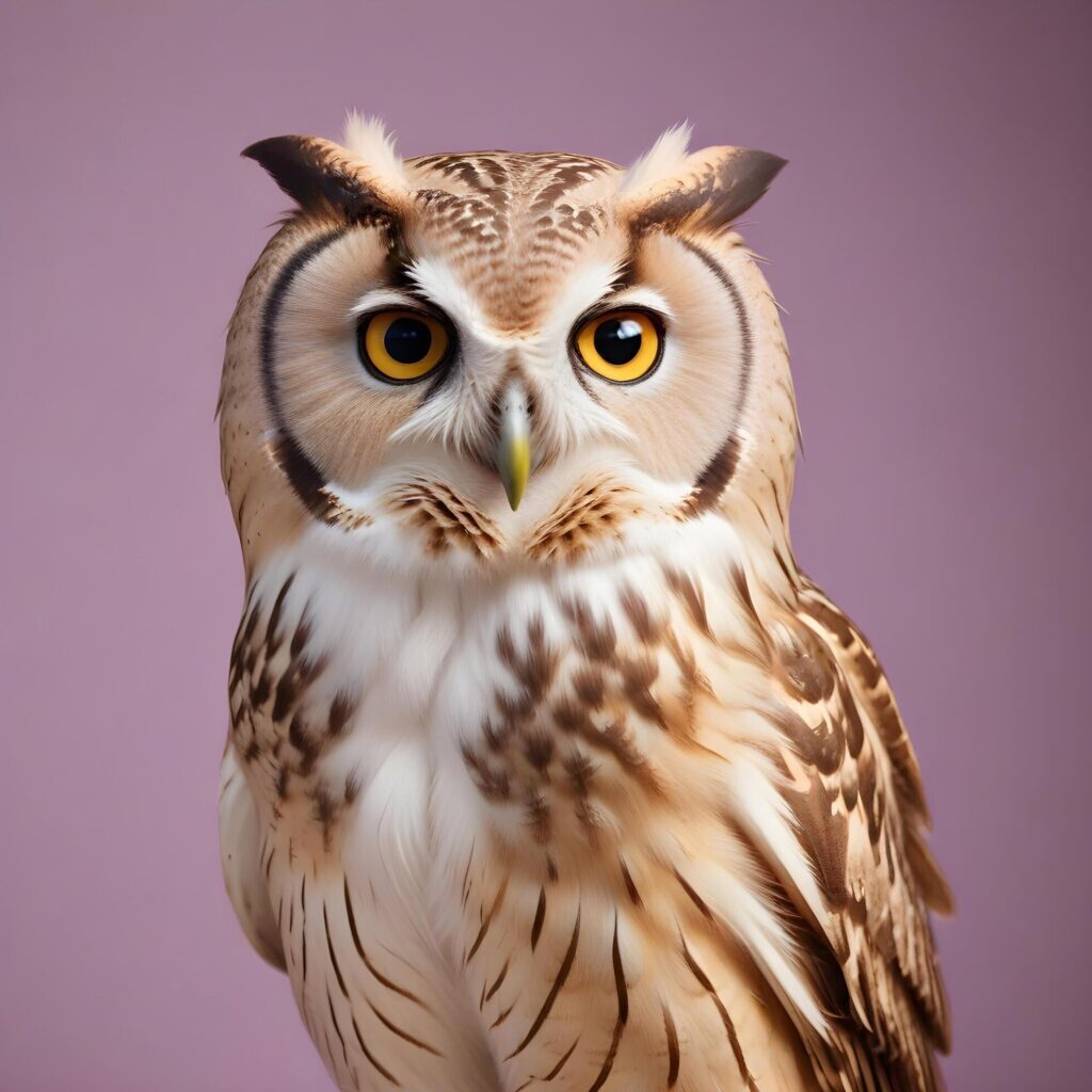 owl on lite background Stock Free