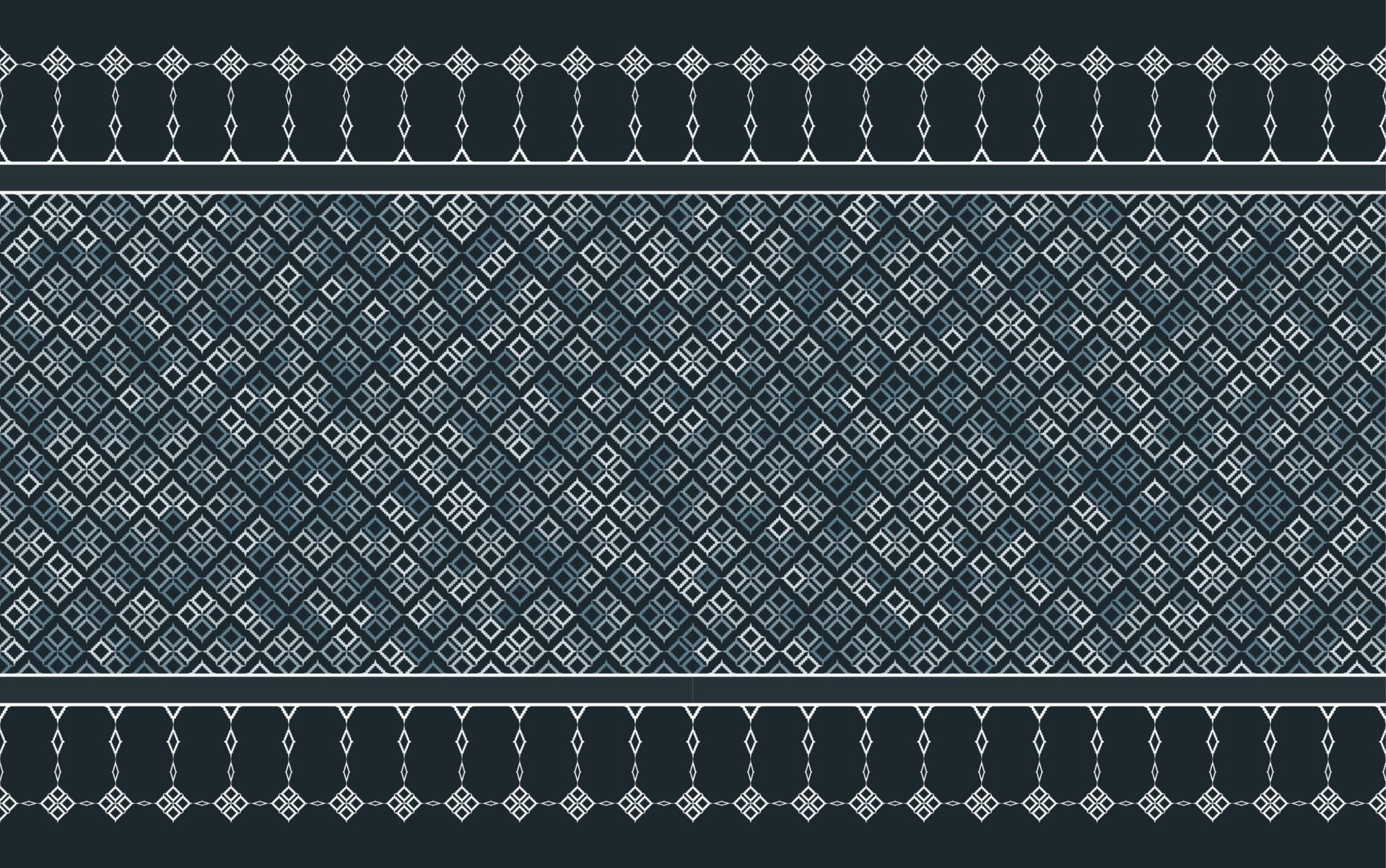 ikat-small-geometric-traditional-style-with-blue-grey-color-seamless-pattern-background-use-for-fabric-textile-decoration-elements-free-vector
