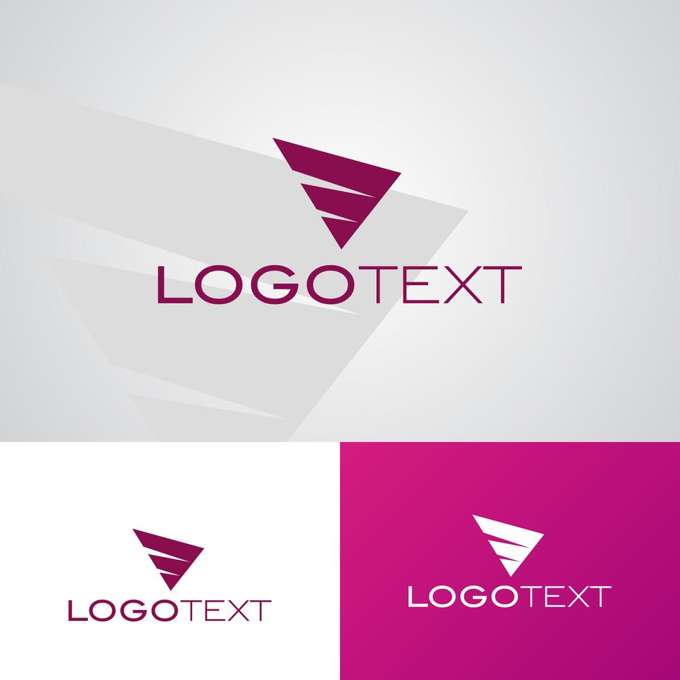 Corporate Fly Logo Design Template Stock Free