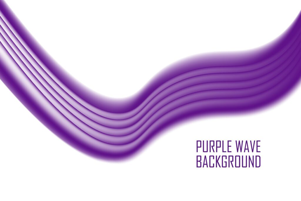 Purple Wave Background Free Vector