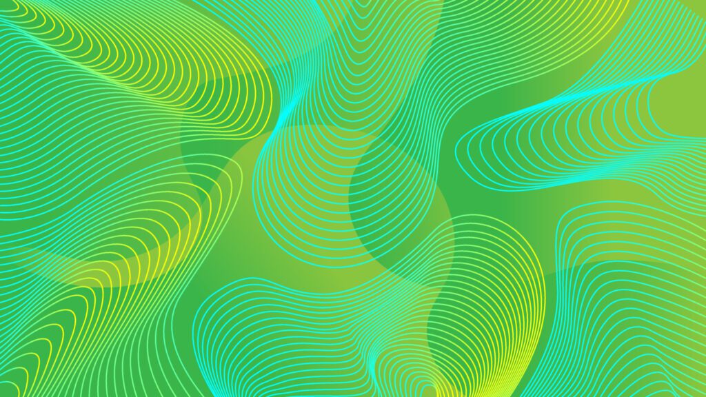 Modern abstract wave lines green color backgorund Free Vector and Free SVG