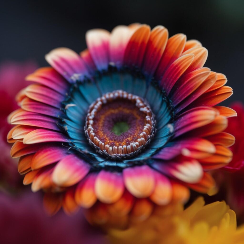 A close up of flower with background Stock Free