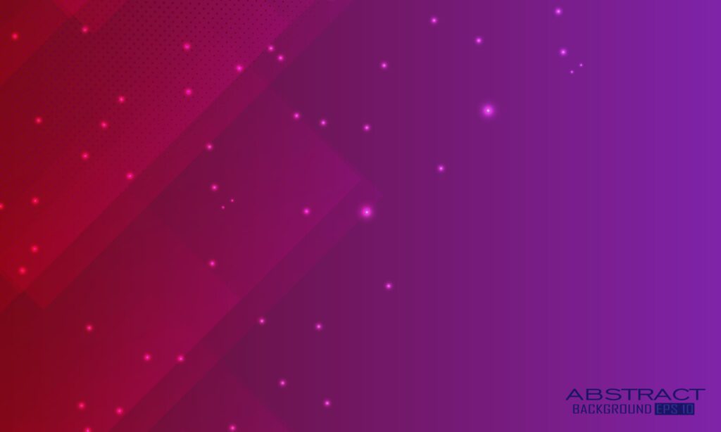 Abstract background with red and purple gradient shiny circles Free Vector