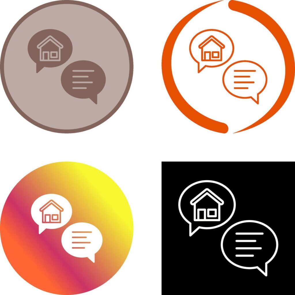 Conversation Icon Design Stock Free