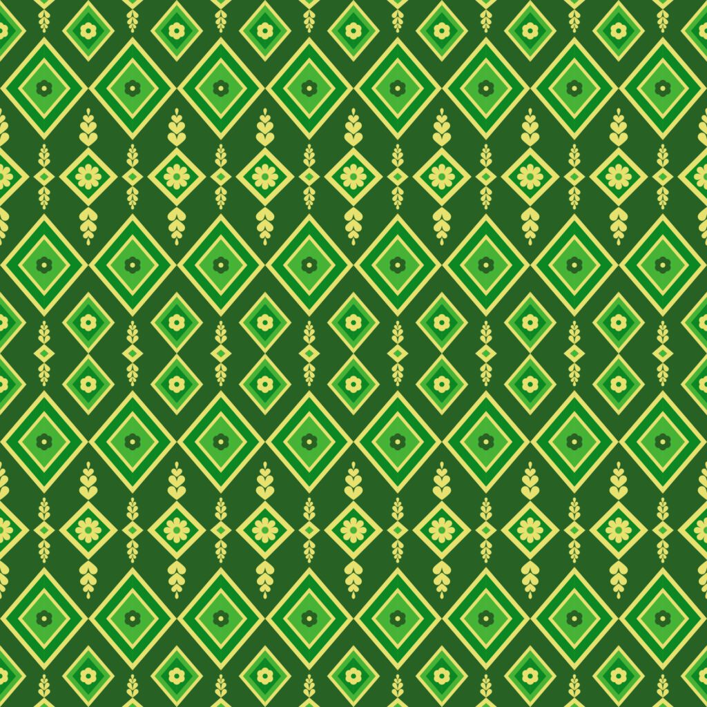 Green geometic seamless pattern for st patrick day Free Vector and Free SVG