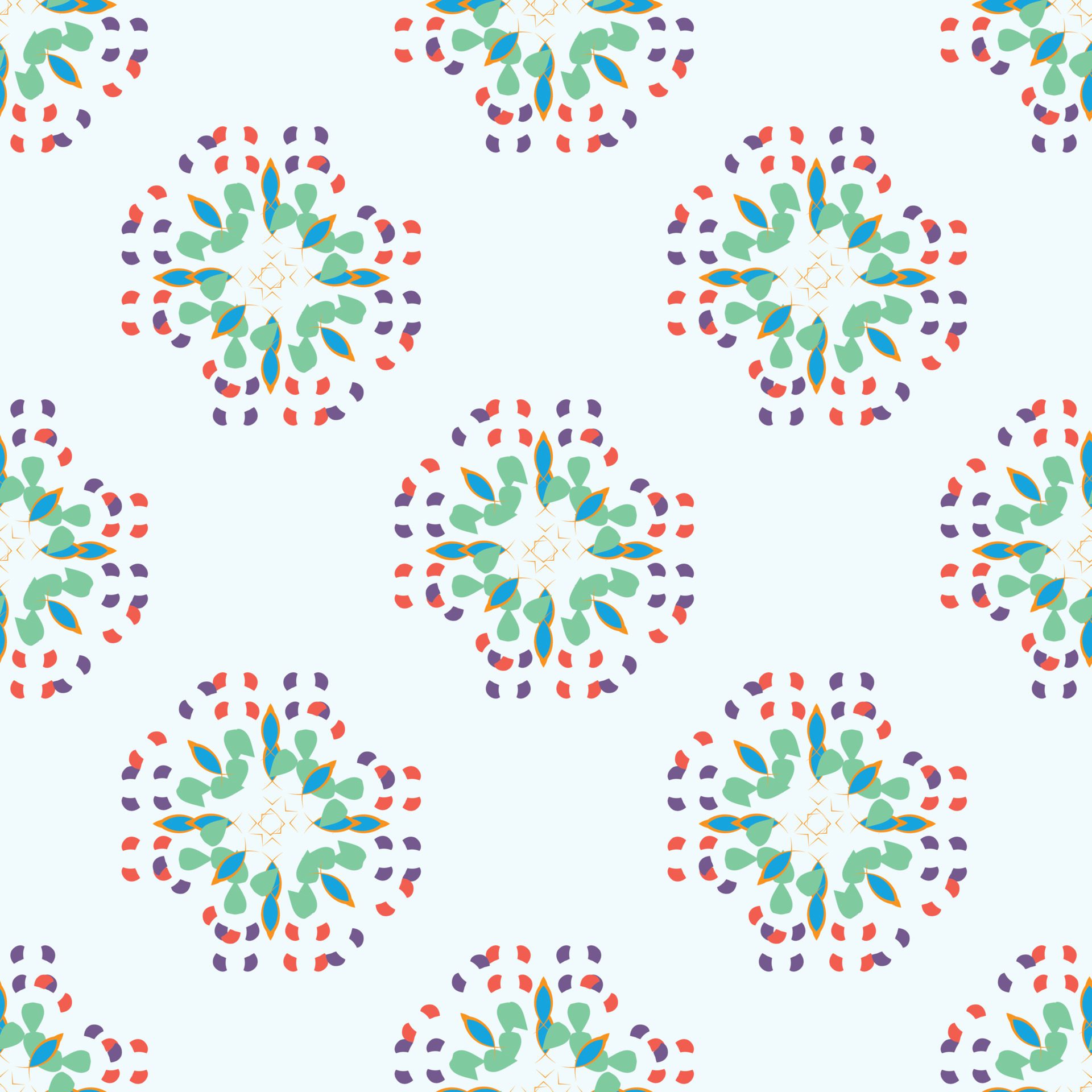 New seamless abstract pattern with floral ornament and high quality illustration. finally it is an expensive design Free Vector