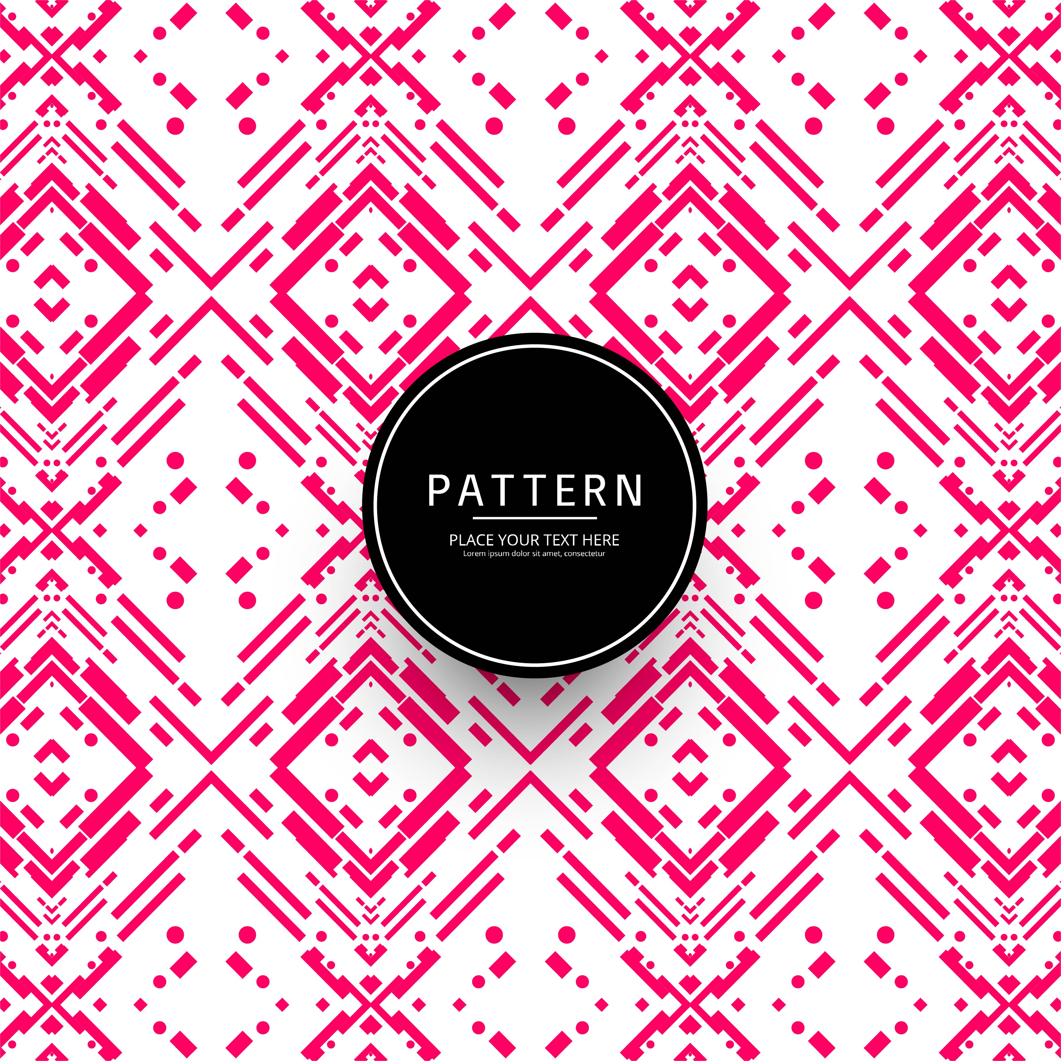 Abstract geometric pattern background Free Vector