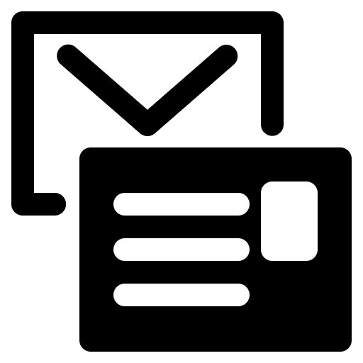 Letter, mail, message icon