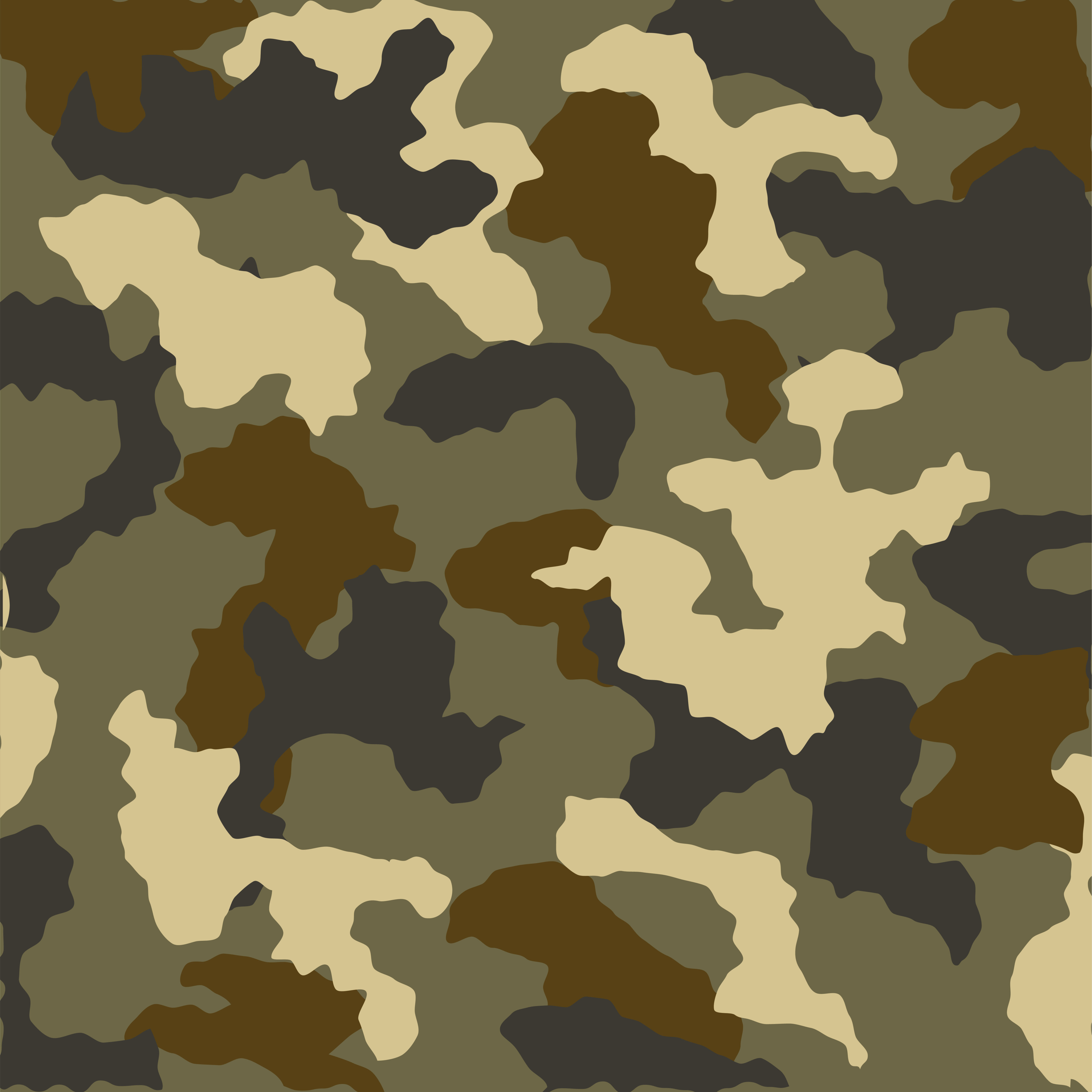 Military camouflage pattern background Free Vector