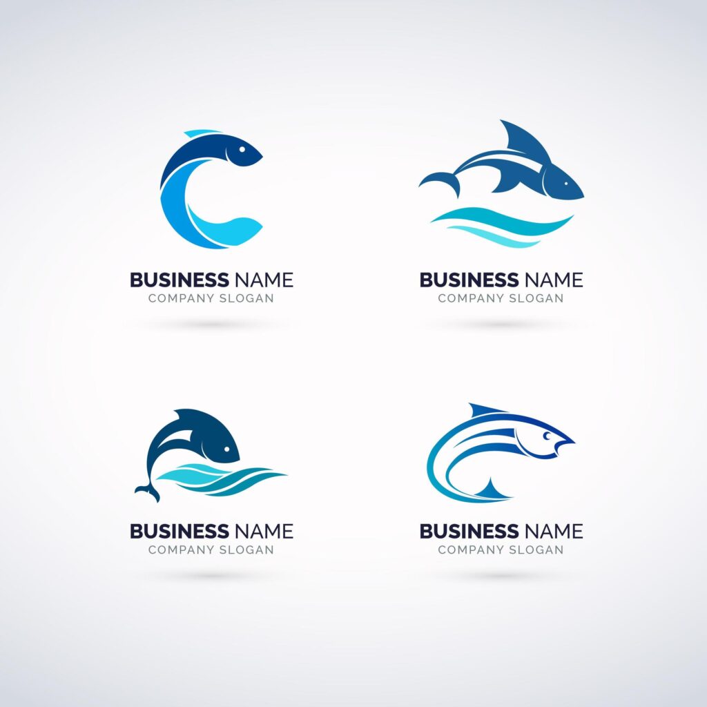 Fish Logo set Stock Free