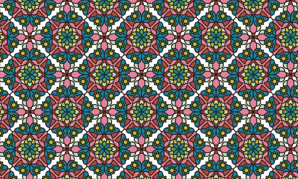 elegant ethnic pattern background Free Vector