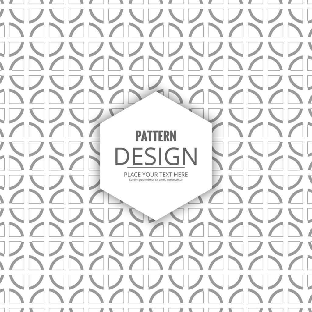 Abstract decorative seamless pattern design Free Vector