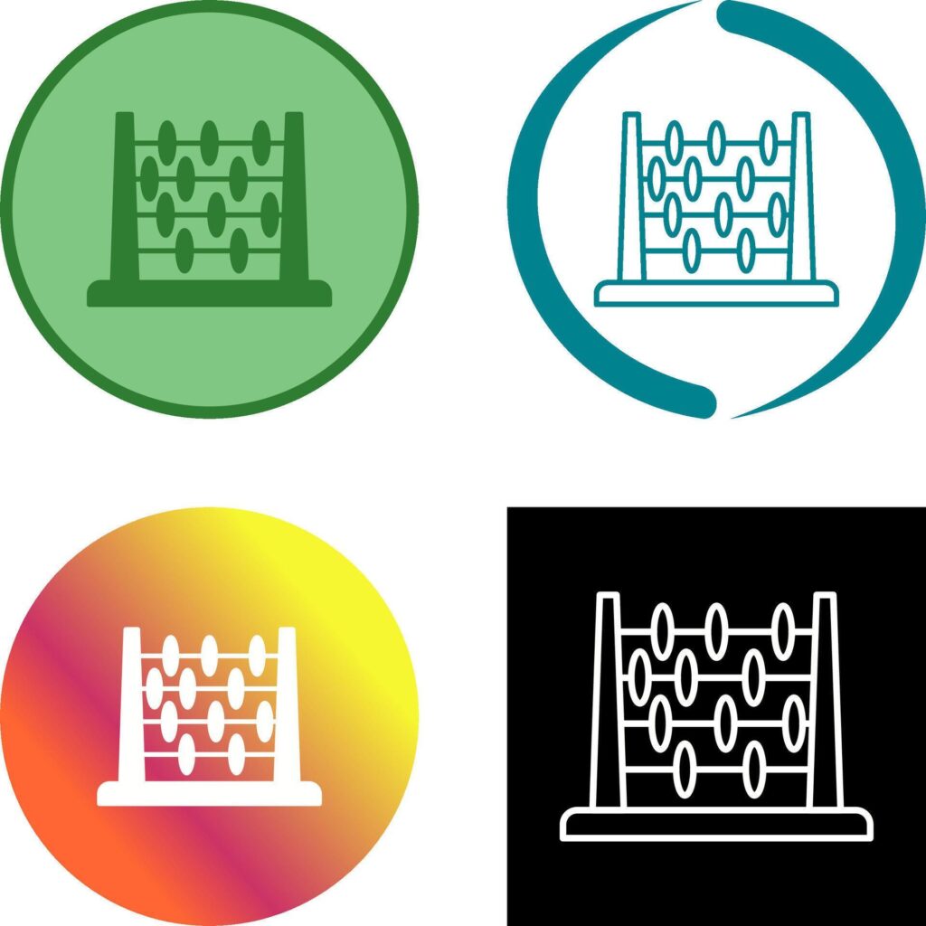 Abacus Icon Design Stock Free