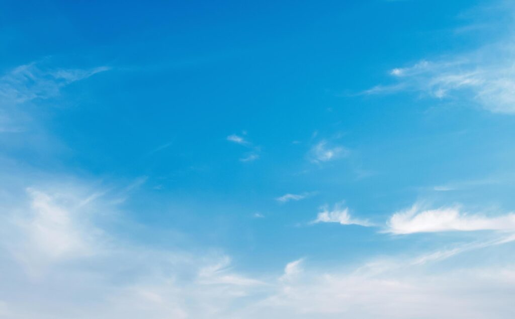 blue sky with white cloud view nature Stock Free