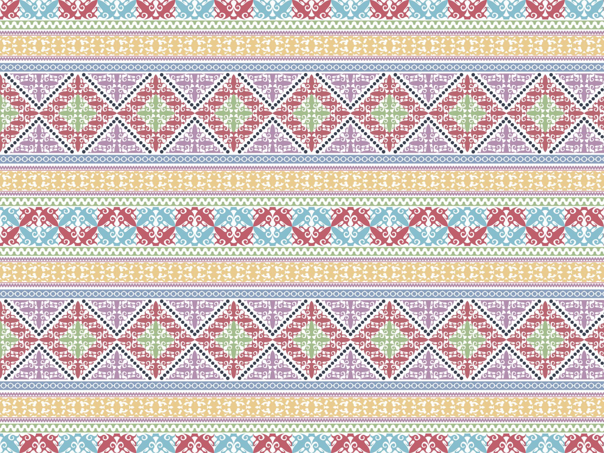 elegant ethnic pattern background Free Vector