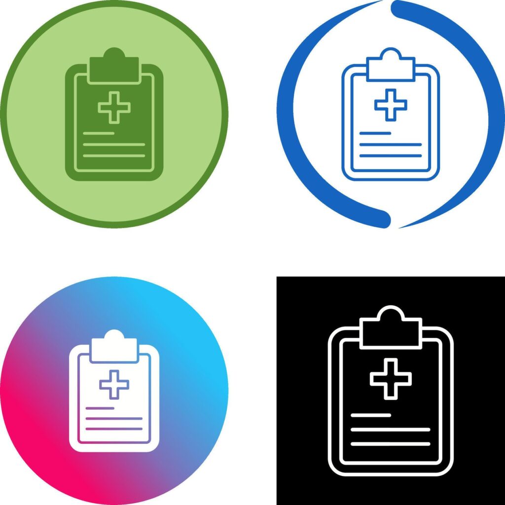 Prescription Icon Design Stock Free