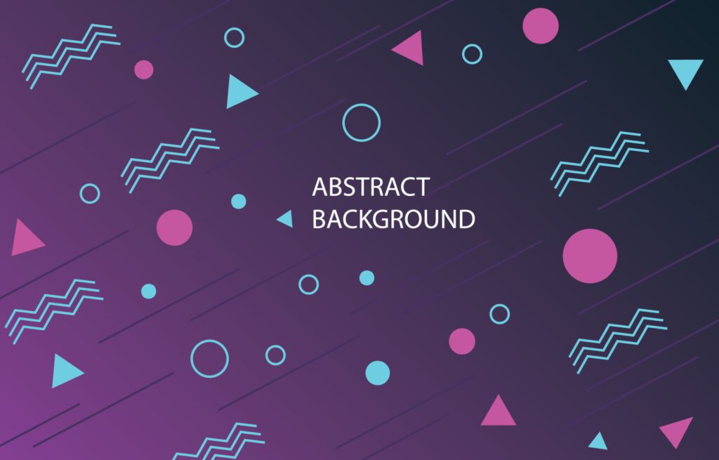 abstract colorful geometric background. modern geometry wallpaper for presentation, web banner and social media necessity. Free Vector and Free SVG