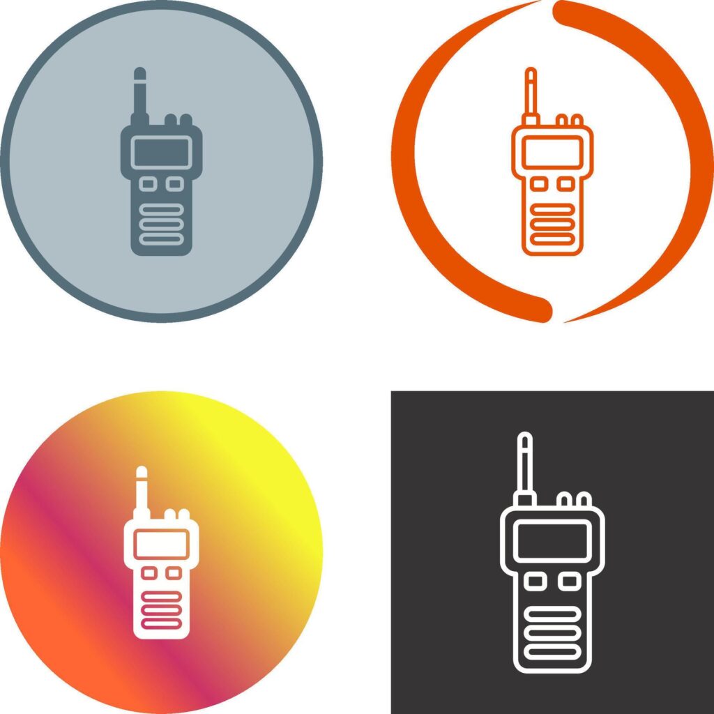 Walki Talkie Icon Design Stock Free