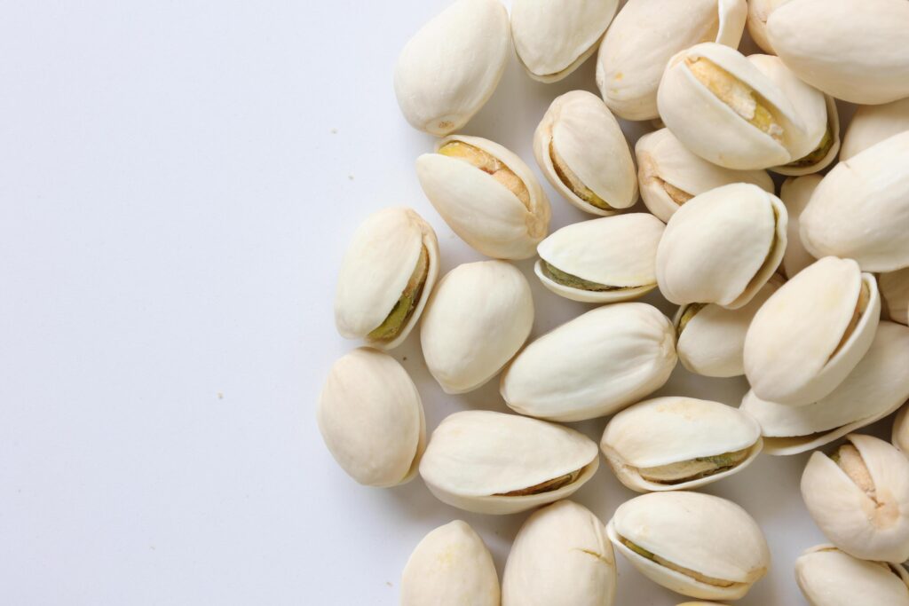 Pistachio nut isolated on white background Stock Free