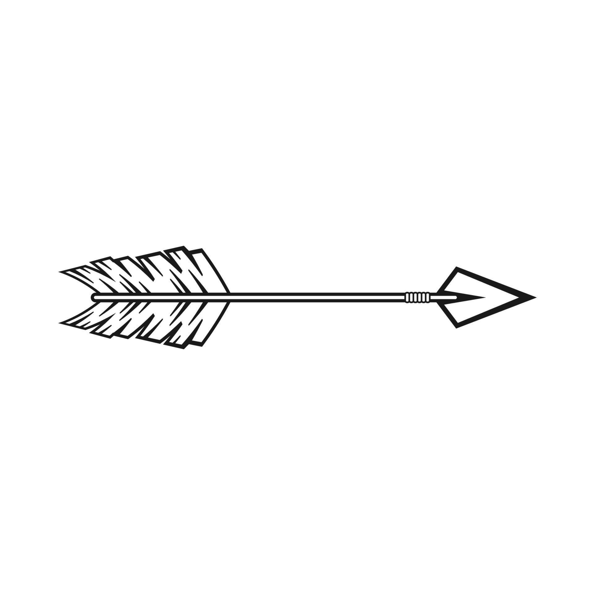 tribal arrow graphic design vector Stock Free