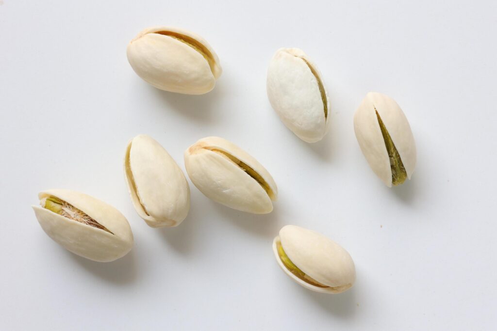 Pistachio nut isolated on white background Stock Free