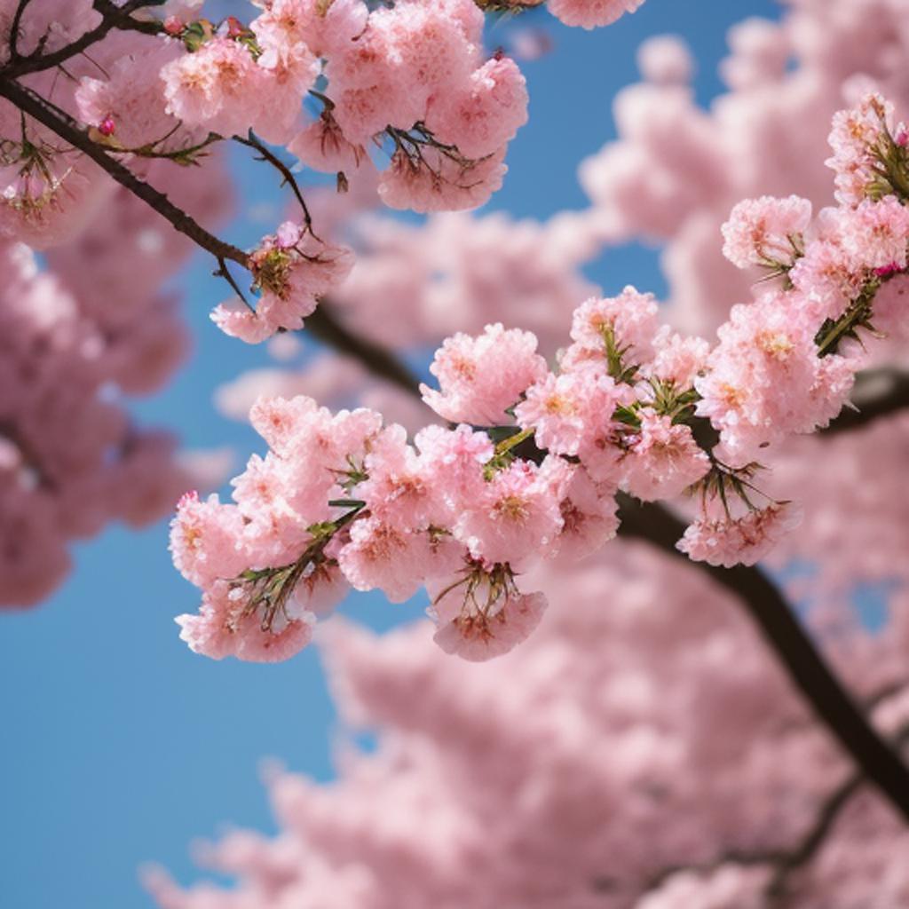 Pink blossoms by @339bdk0e by @ai_generated