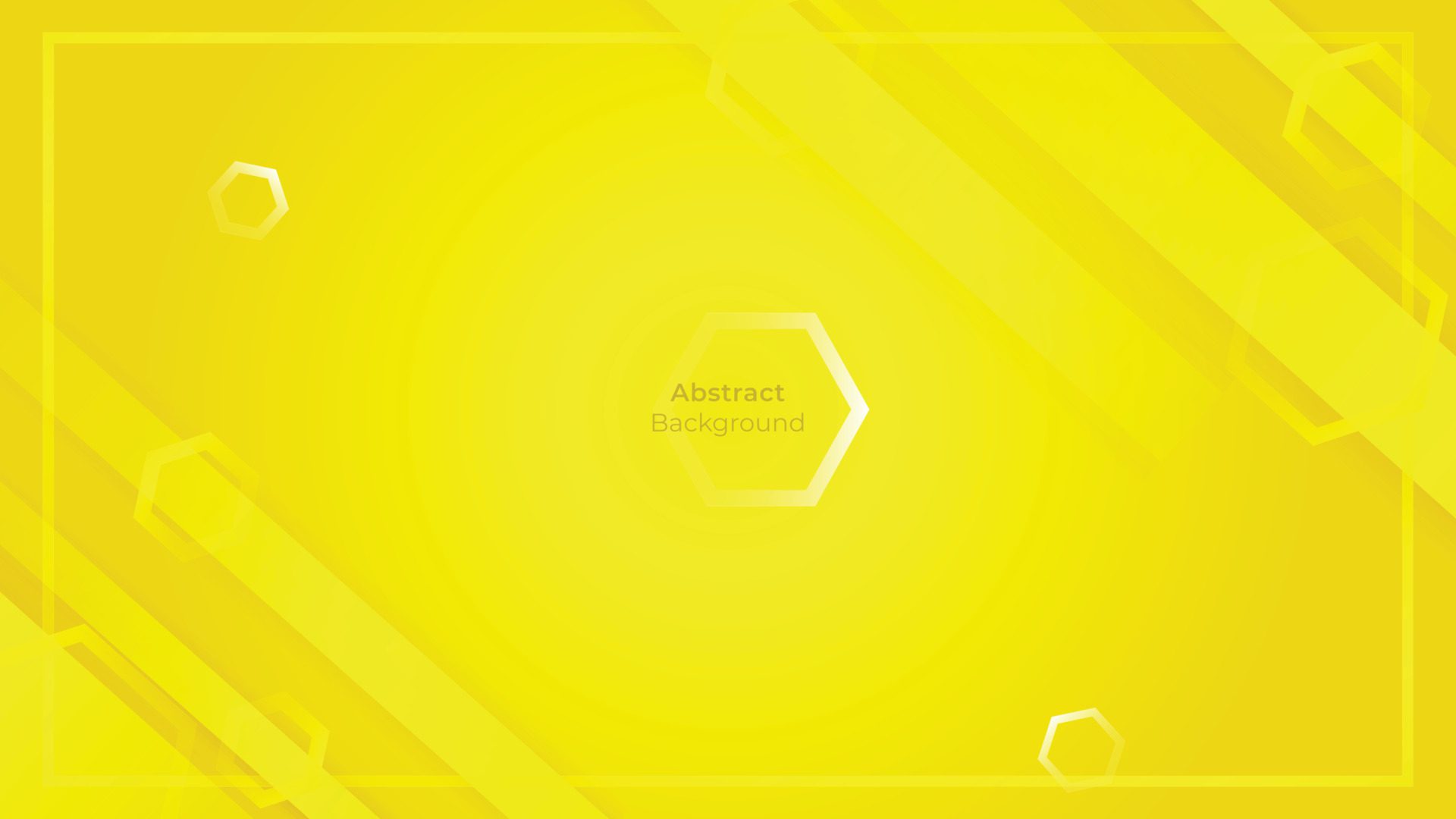 Modern yellow abstract background Composition of hexagon layout vector Free Vector