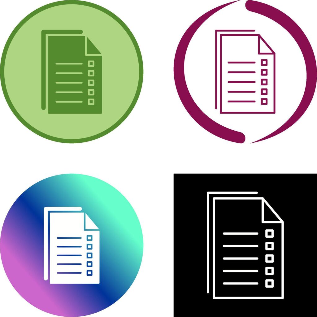 Data Files Icon Design Stock Free