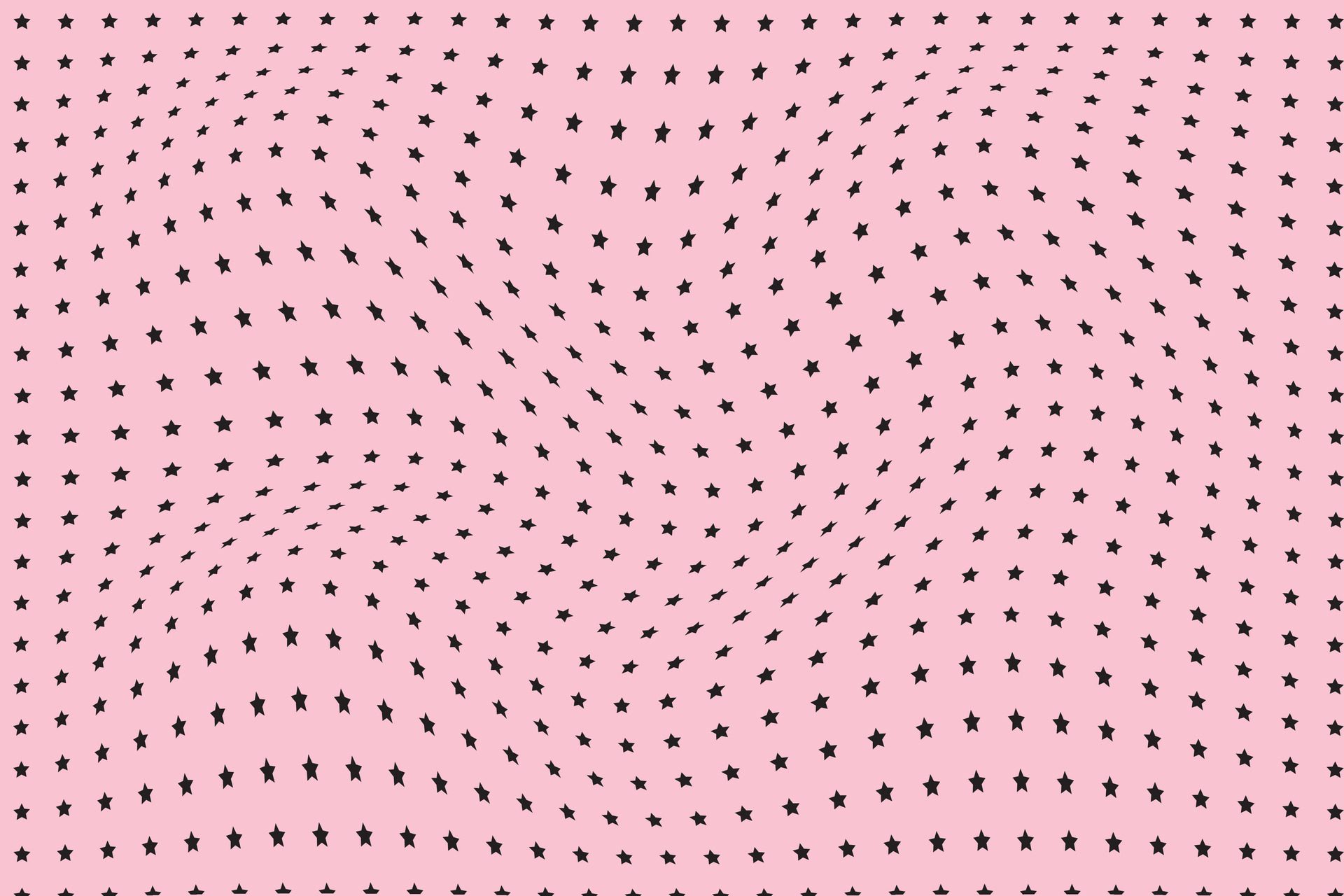 simple abstract black color small star wavy distort pattern on babypink color background a pink background with black stars and dots Free Vector