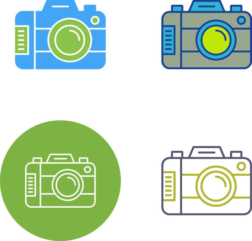 Digital Camera Icon Design Stock Free