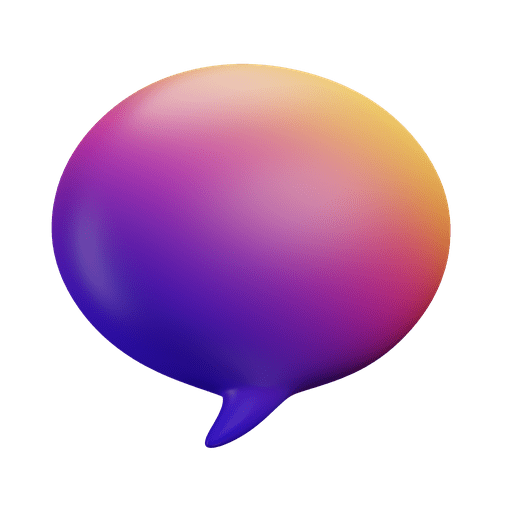 Chat, message, communication 3D illustration