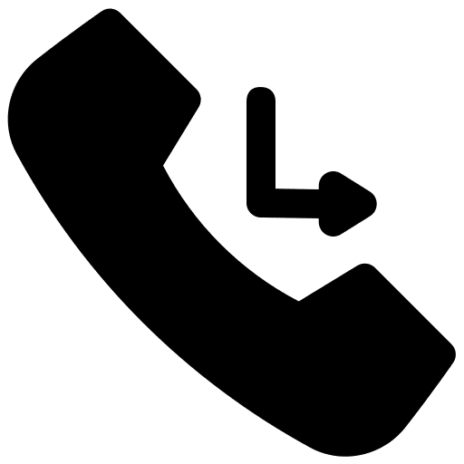 Missed, call, phone icon