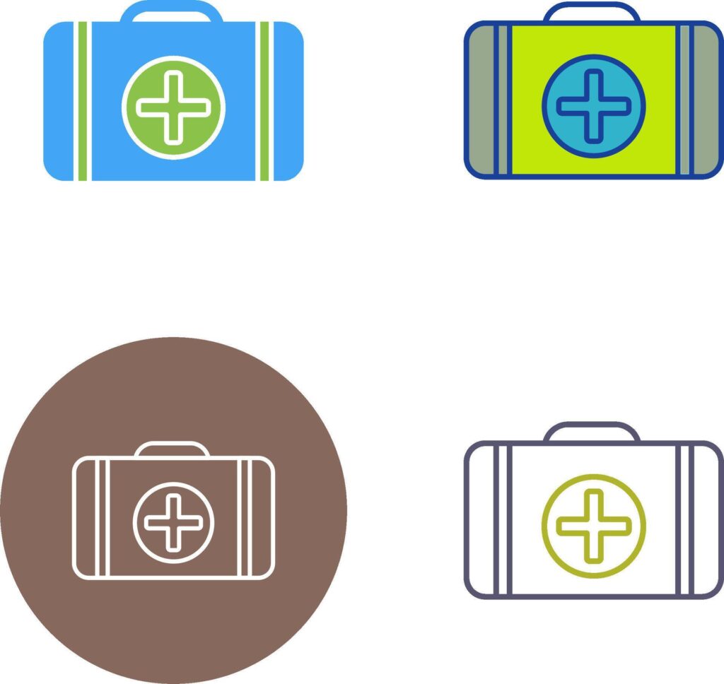 First Aid Kit Icon Design Stock Free