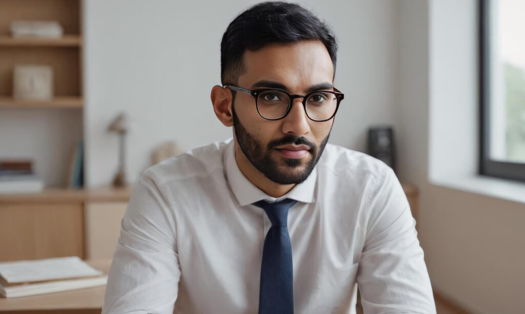 Professional Business Man in White shirt Stock Free