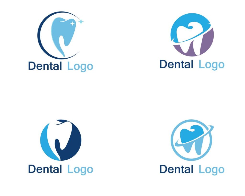 Dental care logo and symbol Stock Free