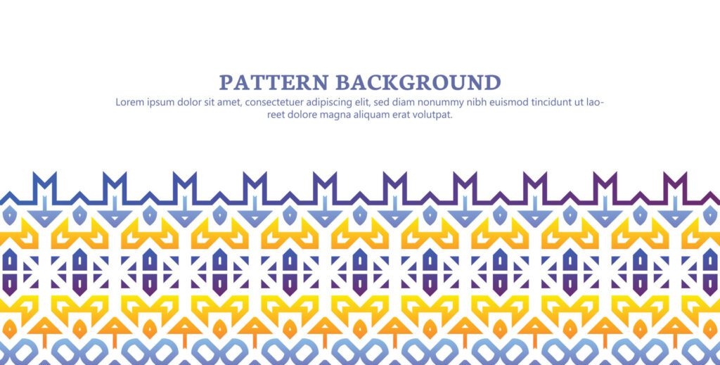 colorful ornament pattern design background Free Vector and Free SVG