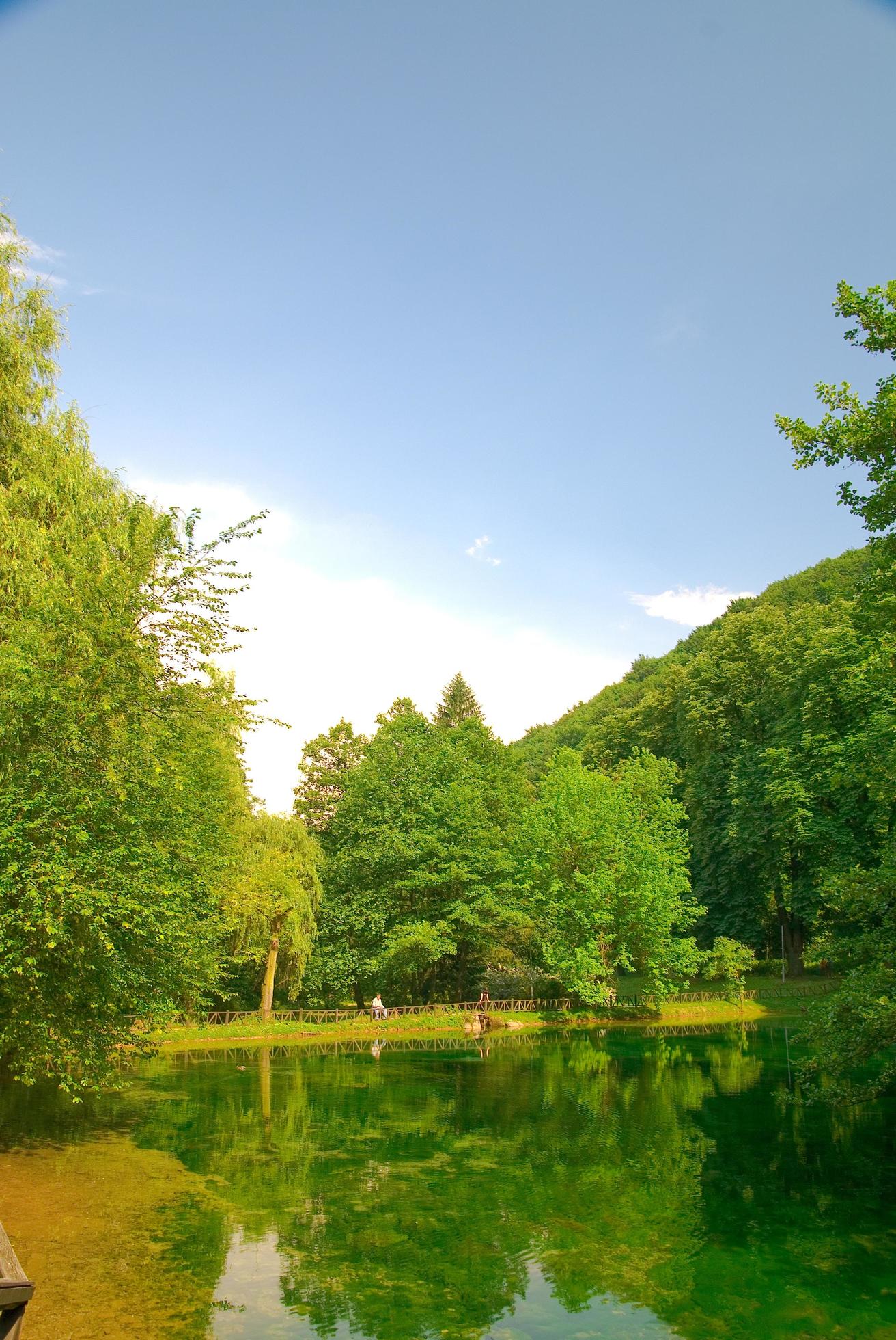 lake in pure nature Stock Free