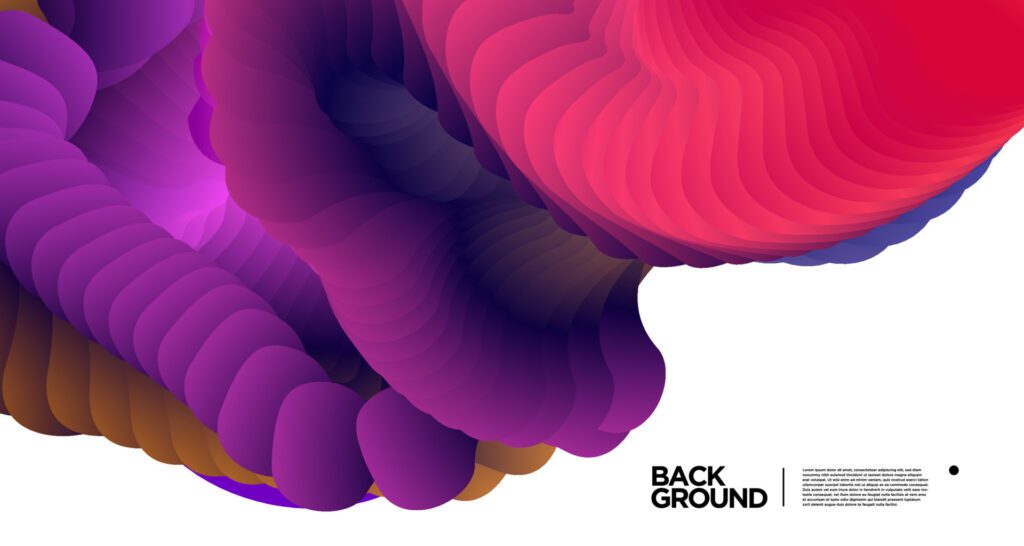 Vector colorful gradient abstract fluid background for banner template Free Vector and Free SVG